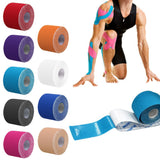 DL Brand Kinesiology tape 5cmx5m Kintape box+Manual Elastic Medical Supplies,Physio MuscleTherapy tape,Sports Safty accessories