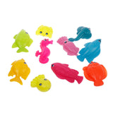 New Magnetic Fishing Toy Rod Model Net 10 Fish Kid Children Baby Bath Time Fun Game