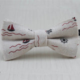 Cute Baby Bow tie Boys Girls Bowtie Kids Bow Ties Cotton Linen Multi Pattern Pyramid /Sailboat /Flower /Star Bowties