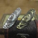 New Unique Design Punk Rings Antique Gold and Silver Color Vintage Rings