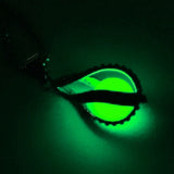New Water Drop Locket Glow In The Dark Pendant Necklaces Glowing Luminous Stone Beads Vintage Necklaces Halloween Christmas Gift