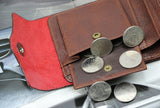 New casual Mens Leather Coin Slim Bifold Credit Card Clutch Holder Wallets Purse