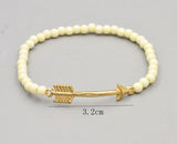 New fashion accessories jewelry bead chain link key love arrow charm bracelet nice gift for women girl 