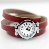 New fashion hot-selling women's long leather female watch ROMA vintage watch women dress watches