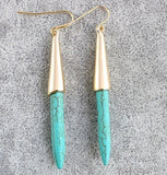 New fashion jewelry turquoise drop earring gift for women girl