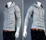 New Autumn Slim Fit Men Hoodies Mens Sports Casual Sweatshirt Jackets Outerwear Fashion Men's Pullover 5 Color
