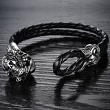 New Arribal Rope Bracelet Men Bangle Stainless Steel Men's Bracelet Jewelry Wrap Wristband For Men 