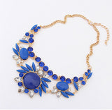 New Arrival Fashion Jewelry Trendy Women Necklaces & Pendants Link Chain Short Statement Necklace Resin Pendant For Gift