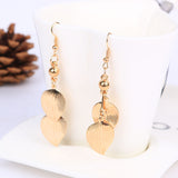 New Arrival Gold Leaf Jewelry Sets Fahion Crystal Drop Earrings & Statement Necklace for Women Wedding Jewelry Set