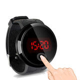 New Arrival Hot Fashion Waterproof LED Touch Screen Day Date Silicone Digital Watch For Men