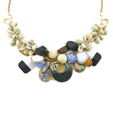 New Arrival Luxury ZA Shell Collar Necklaces & Pendants Fashion Women Jewelry Unique Acrylic Statement Necklace Accessories