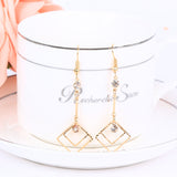 New Arrival Vintage Gold Wedding Jewelry Set Fashion Crystal Statement Necklace & Drop Earrings High Quality Jewelry Set