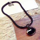 New Arrival Women Pendant Necklaces All-match Elegant Black Beaded Necklace Exaggerated Clavicle Chain Accessories