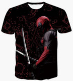 New Arrive American Comic Badass Deadpool T-Shirt Tees Men Women Cartoon Characters 3d t shirt Funny Casual tee shirts tops