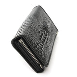 New Arrival 3D Crocodile Grain Women Long Wallets Genuine Leather Embossed Design Draw-out Type Female Wallet Clutch Purses Carteira