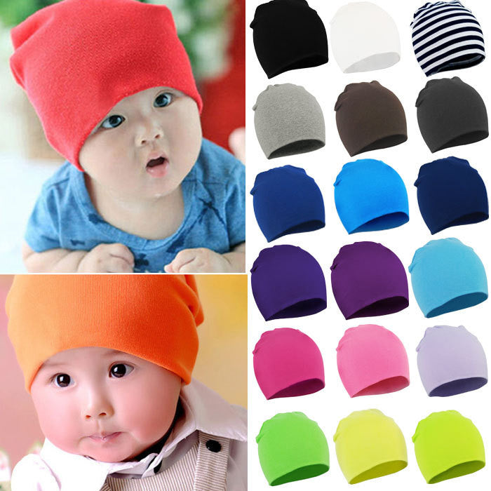 New Autumn Winter Warm Cotton Baby Hat Girl Boy Toddler Infant Kids Caps Brand Candy Color Lovely Baby Beanies Accessories