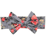 New Baby Girls Toddler Infant Newborn Flowers Print Floral Butterfly Bow Hairband Turban Knot Headband Hair Band Accessories