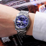New Brand Men's Watch Date Day Stainless Steel Relojes Luminous Hours Clock Dress Men Casual Quartz Watch Sport Wristwatch