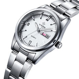New Brand Relogio Feminino Date Day Clock Female Stainless Steel Watch Ladies Fashion Casual Watch Quartz Wrist Women Watches