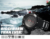 New Brand Shark Sport Watch Tooth Racing 3ATM Digital Waterproof Silicone Strap Black Red Fashion Men Casual Wristwatch
