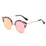 New Brand designer Round Sunglasses Women Oculos de sol UV400 Points sunglass fashion Female eyewear Women's shades outdoor