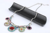 New Choker Maxi Necklace Fashion Ethnic Collares Vintage Colorful Bead Pendant Statement Necklace For Women Jewelry