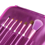 New Classical Fashion Lady Face Comestic Brushes Tool Set 7Pcs Makeup Brush Kit Bag Pouch Women Make up Cases