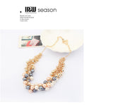 New Collier Pendant Necklace Chokers Necklaces Women Plant Jewelry Wholesale Korean Version Of The Retro Beauty Palace