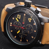 New Curren Watches Men Quartz Hour Clock Leather Strap Sports Men Dress Wrist Watch Luxury Brand Casual Watches