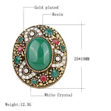 New Design Fashion Rings For Women Red Round Turquoise Tibetan Silver Alloy Wedding Rings
