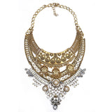 New Design Multi-layer Maxi Necklace Pearl Jewelry Vintage Bib Collar Choker Statement Necklaces & Pendants Collier Femme