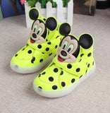 New European fashion cute LED lighting children shoes hot sales Lovely kids sneakers high quality cool boy girls boots