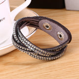 New Fashion 6 Layer Leather Bracelet! Factory Discount Prices Charm Bracelet