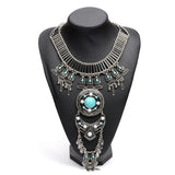 New Fashion Body Chain Maix Necklace Vintage Beads Boho Collar Necklace Handmade Multilayer Statement Necklaces & Pendants Women