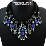 New Fashion Brand Jewelry Rhinestone Statement Necklaces & Pendants Necklace Women Gift