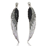 New Fashion Charm Angel earrings European style moon shape artistic earrings for women 