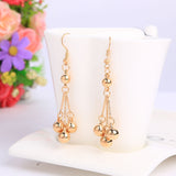 New Fashion Elegant Beaded Pendant Necklace and Drop Earrings Wedding Jewelry Sets for Women Fine Jewelry