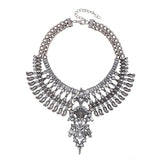 New Fashion Hot Sale Vintage Boho Crystal Collares Statement Necklaces & Pendants Long Choker Maxi Necklaces Women Jewelry