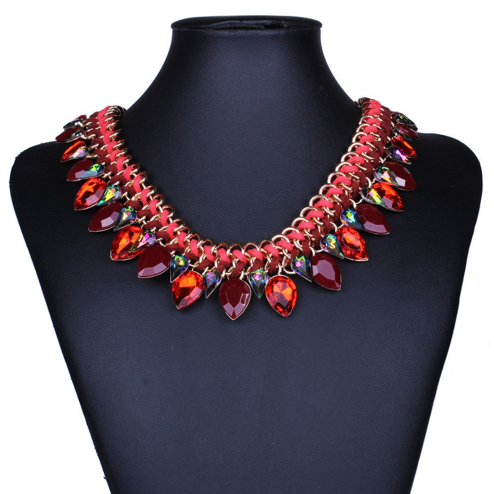 New Fashion Jewelry Women Gold Chain Charming Pendants Choker Necklace Women Statement Accessories