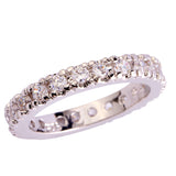 New Fashion Style Round Cut White Topaz Silver Ring Women Wedding Jewelry Rings