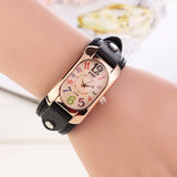 New Fashion Vintage Leather Bracelet Watch Women Wristwatch Ladies Quartz Watch Dress Watch
