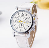 New Fashion Watch Men Geneva Leather Strap Casual Wristwatch British Style Business Watch Masculino Quartz Relogio Clock