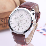 New Fashion Watches Men Luxury Brand Men Quartz Leather Strap Watches Relogio Masculino Male Casual Clock Military Watches