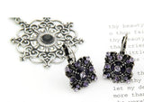 New Fashion Women Accessories Vintage Square Shaped Crystal Rhinestones Cute Drop Earrings Best Friends Gift