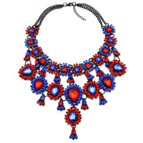 New Fashion Women Choker Necklace Luxury Vintage Statement Necklace Geometry Collar Choker Necklace