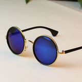 New Fashion glasses Women men Fashion retro roundness colours Sunglasses summer glasses
