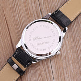 New High Grade Relogio Masculino Luxury Fashion Men Watch Men's PU Leather Business Quartz Watch Relojes Hombre