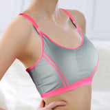 New Hot sale Slim Sexy Fitness keep fit Women Sports Athletic Solid Wrap Chest Strap Vest Tops Bra
