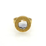New Jewelry Brand Ring Vintage Retro Letter G Ring 18K Gold Plated SWA Elements Austrian Crystal Ring