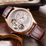 New Luxury Rose Gold Clock Men Hollow Automatic Watch Military Sport Watch Mechanical Relogio Male Montre Watch Men Relojes
